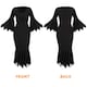image 5 of Black Gothic Dress Costume Black | S