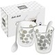 image 5 of Zak Double Wall Espresso Cup Set with Spoon - 200ml