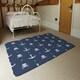 image 3 of Anchor with Skull & Bones (Rug) Blue | XL: 160x230cm