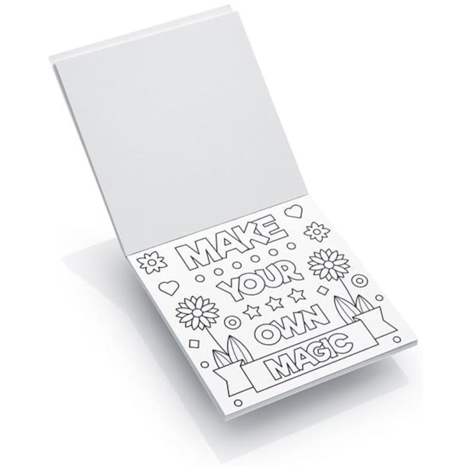 image 1 of Book of 18 100x100mm Colour Your Own Mindfulness Flash Cards by World of Colour