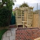 image 3 of Clementine Corner Garden Arbour - 4 Seat, Timber Pergola - 2 Bench & Coffee Table - L150 x W290 x H205 cm - Min. Assembly Required
