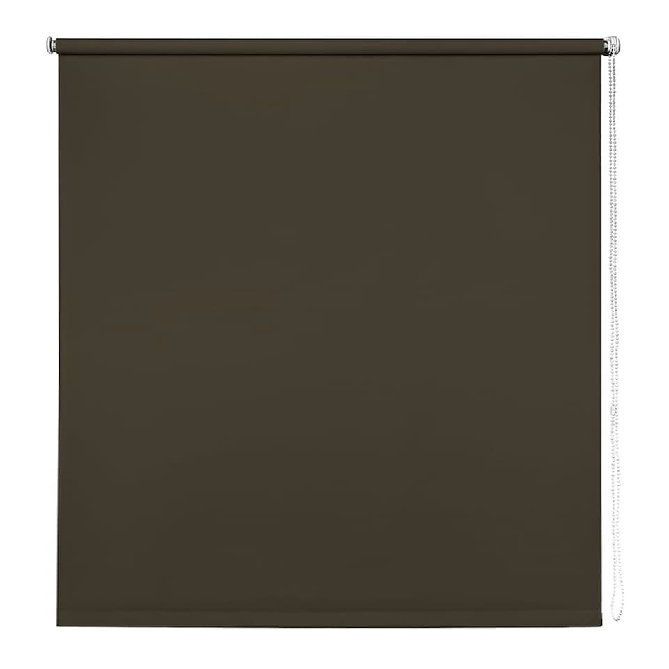 image 1 of 130cm Chocolate Trimmable Thermal Blackout Roller Blinds Grey | Grey