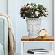 image 8 of White Oval Face Planter Head Buddha Plant Pot Indoor Pot Cover L26.5 W25 H34 cm, 8.4 ltrs Cap.