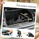 image 4 of PawHut Pet Stroller Foldable Travel Carriage w/ Brake Basket Canopy, Black