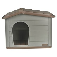 Plastic Dog House | Grey | L | 1