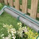 image 8 of Outsunny Raised Garden Bed Planter Box with Greenhouse, Clear and Dark Grey
