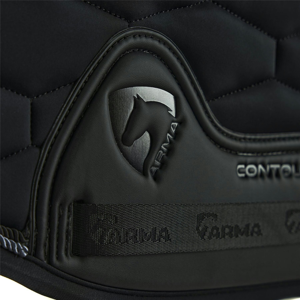 image 1 of Shires Arma Eltar Dressage Saddlecloth Black | Size: 15-16.5 Inch
Colour: Black