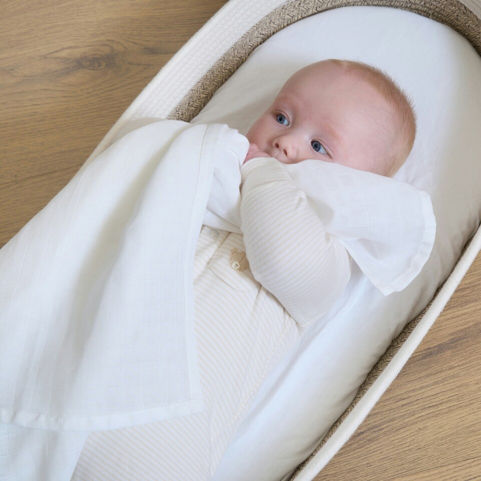 image 1 of 3 Pack Star Muslin Squares – 70 x 70 cm