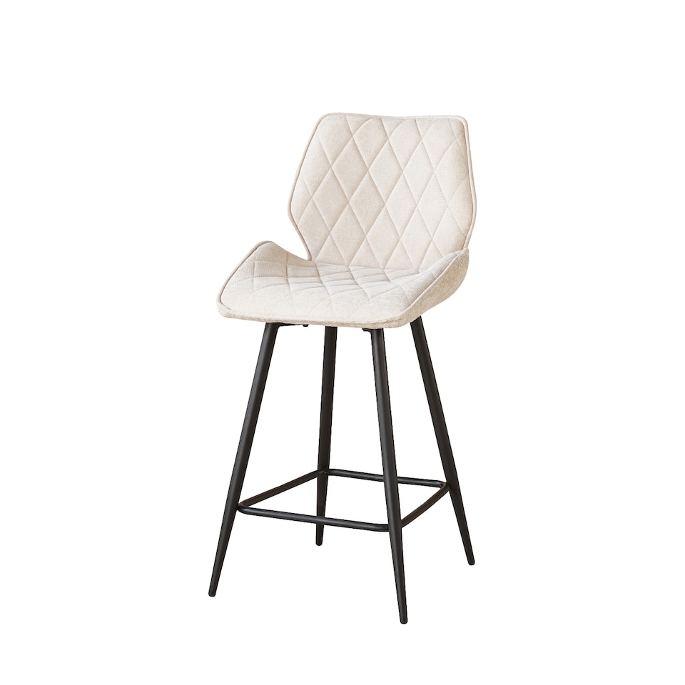 Cayden Comfort Bar Stools - set of 6 - Cream - Tesco Groceries