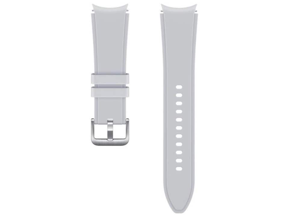 image 1 of Samsung Galaxy Watch 4-5-5 Pro Ridge Sport Band 20mm M-L Silver - ET-SFR89LSEGEU