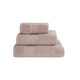 image 1 of Martex 600gsm Turkish Cotton Towel With Linen Blend Insert Border Pink Bath Sheet Pink