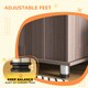 image 6 of PawHut Dog Crate Kennel Cage for Extra Large Dog, Indoor End Table, Purple