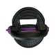 image 3 of Bizzy Bites Ball Horse Toy - Black - One Size