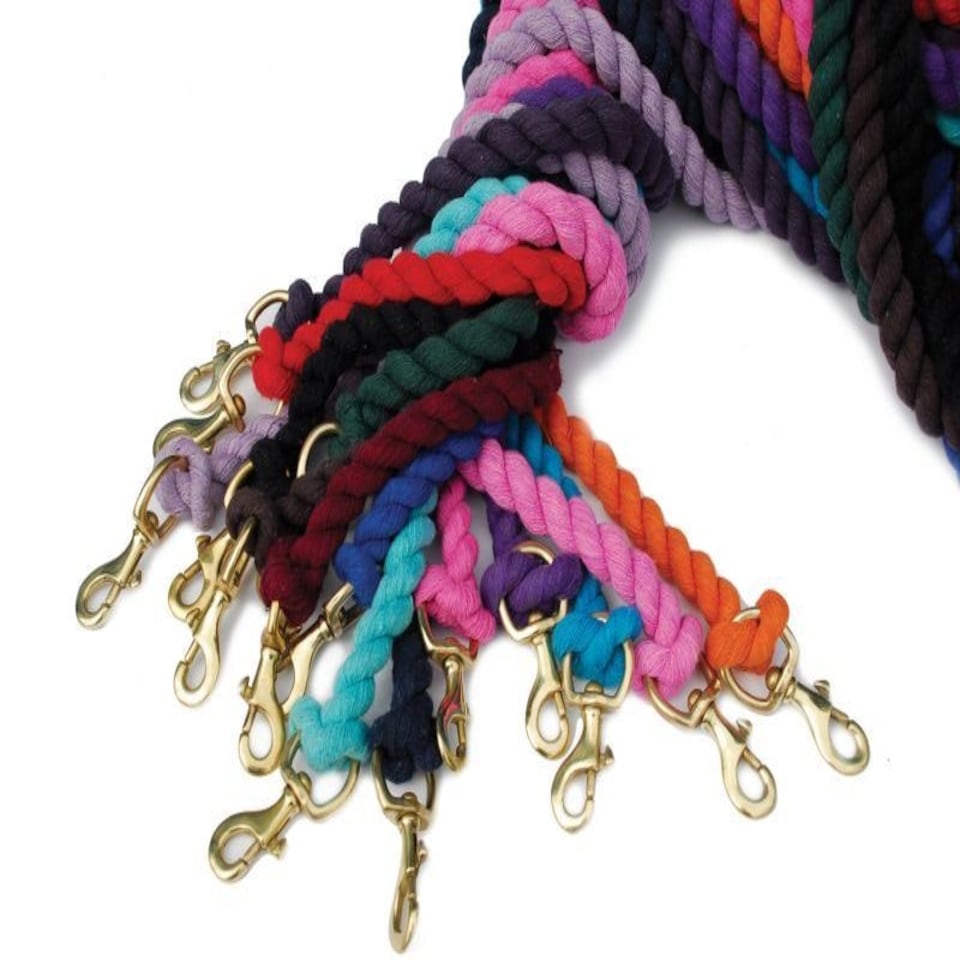image 1 of Rhinegold Plain Rope Blue | Size: One Size
Colour: Navy Blue