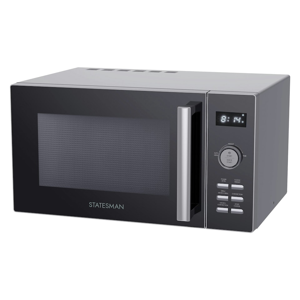 image 1 of Statesman SKMC0925SS Digital Combination Microwave with Grill and Convection, 900 W, 25 Litre, Stainless Steel
