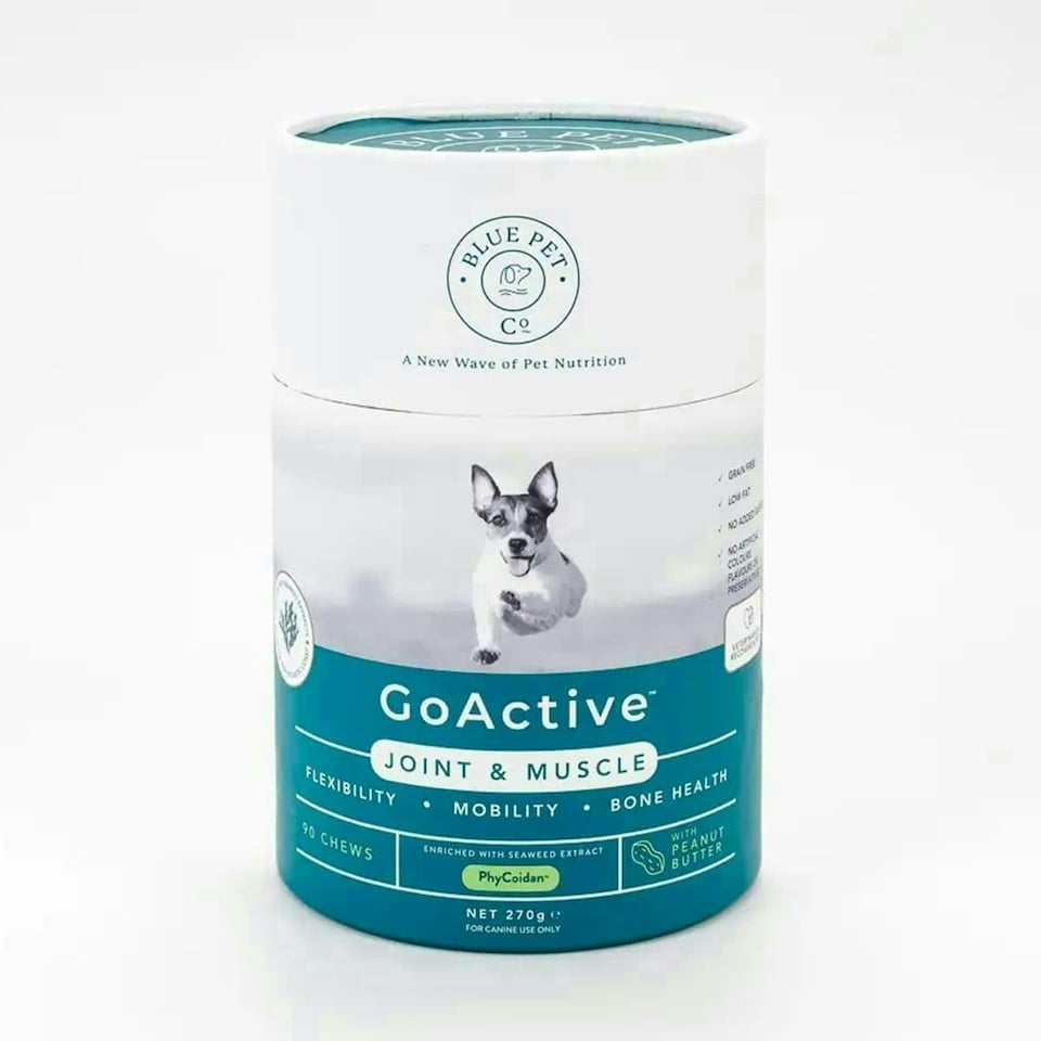Blue Pet GoActive Joint & Muscle Supplement Peanut Butter 270g 90 pieces