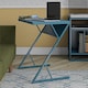 image 5 of Regal Accent Table Laptop Desk in Metal Blue