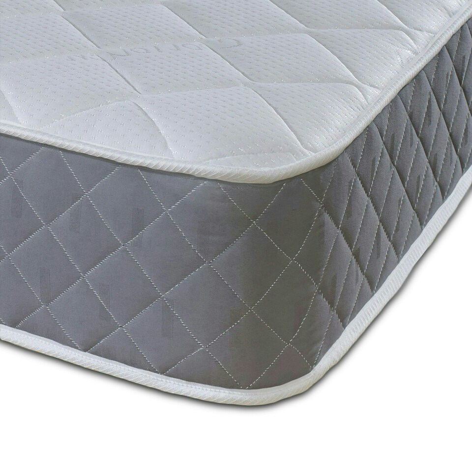 image 1 of Spring Coil Diamond Grey Essentials Mattress Foam Free Spring Coil Grey | Single