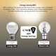 image 5 of BELL Lighting B22 LED Golf Ball Bayonet Warm White 2700K 4.7W Energy Saving LED