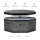 image 5 of Wave Como 6 Person Eco Foam Hot Tub, EnergySave Bundle, Flint Grey