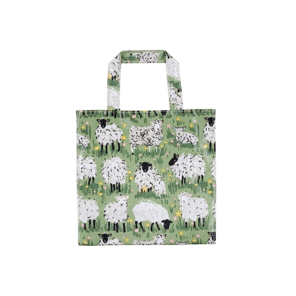 image 1 of Ulster Weavers Woolly Sheep PVC Bag - Small Green