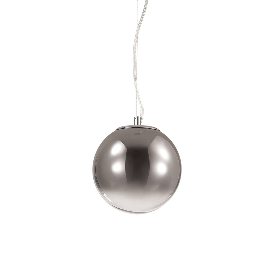 image 1 of Mapa 1 Light Globe Ceiling Pendant Chrome Shade