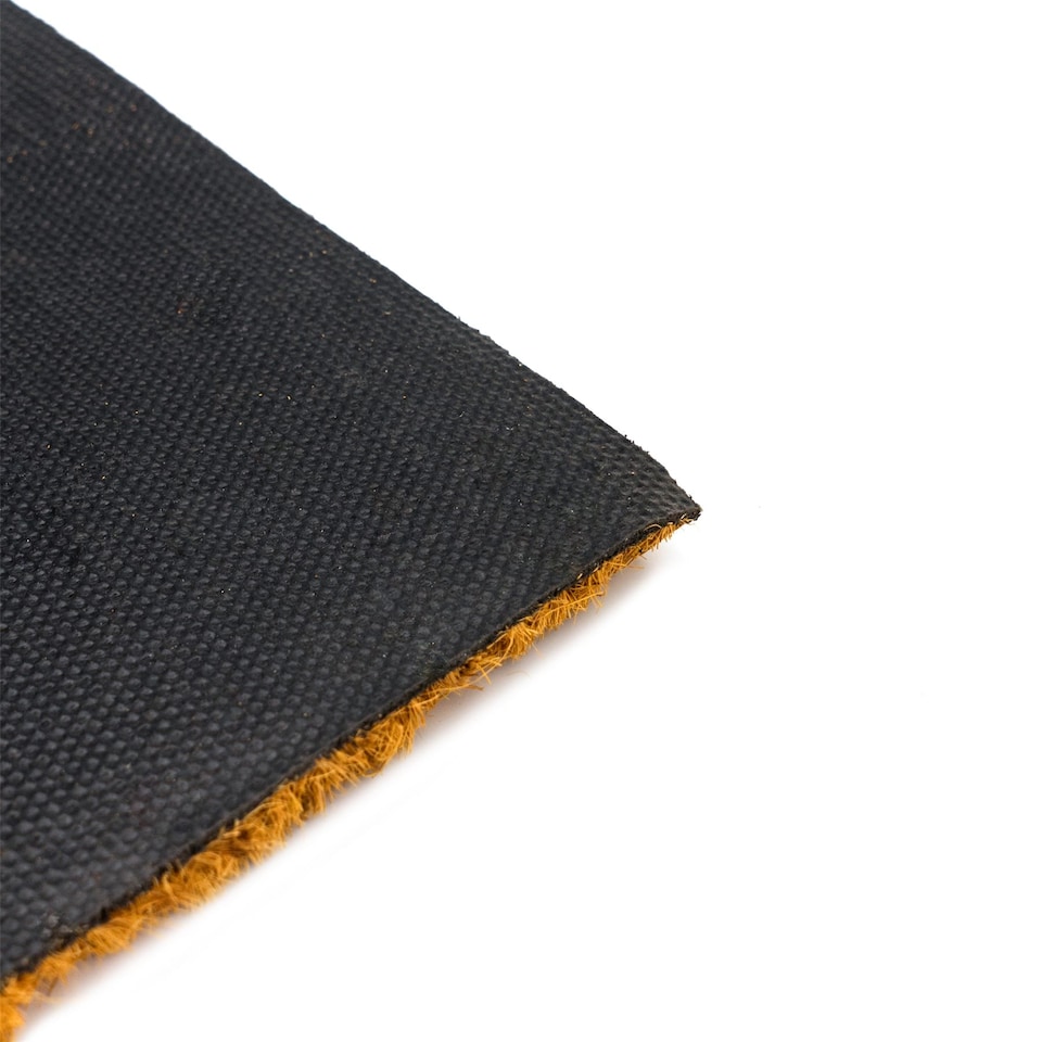 image 1 of Nicola Spring 2x Coir Door Mats - 90 x 60cm Triangles Decorative Indoor Front Door Entry Dirt Trapper Non Slip Backing Doormat