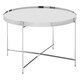 image 1 of Allure Silver Mirror Coffee Table Silver