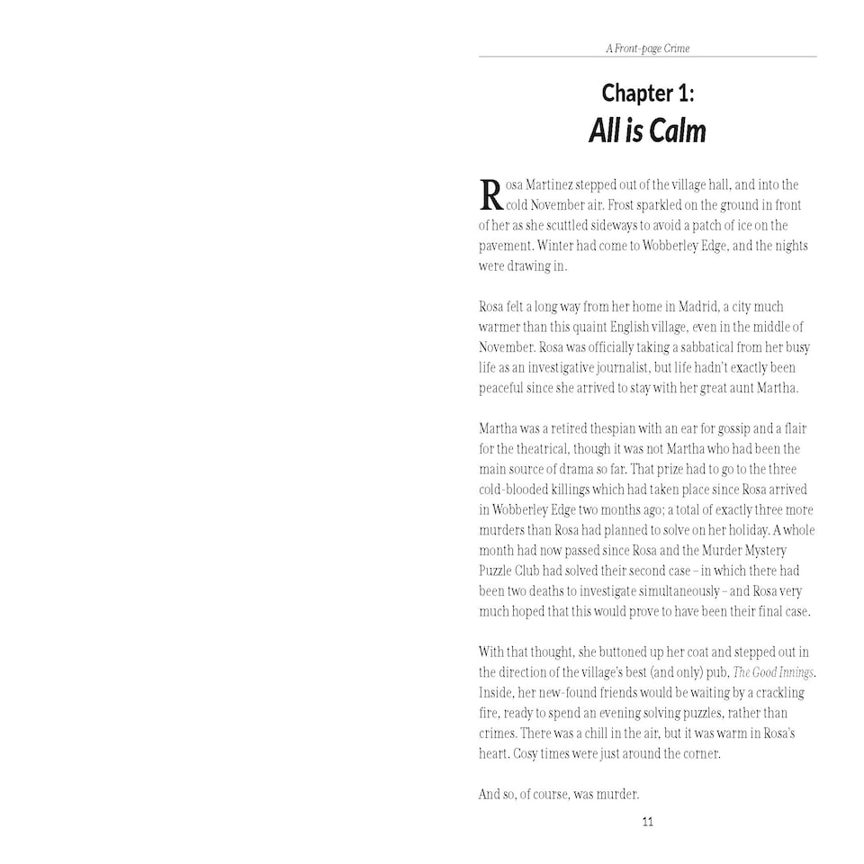 image 1 of The Murder Mystery Club Puzzle Book: A Front-page Crime