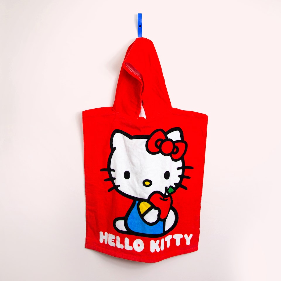 image 1 of Hello Kitty Cheeky Towel Poncho