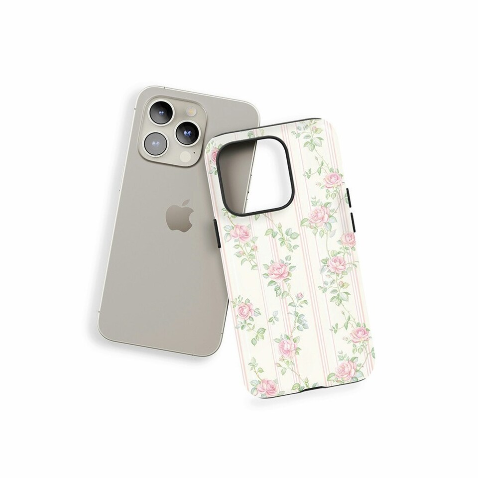 image 1 of Vintage Rose Phone Case | Pink | iPhone 16 Pro
Slim | iPhone 16 Pro
Slim