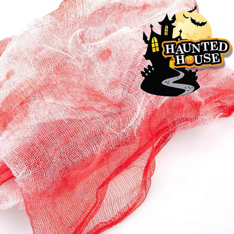image 1 of PMS Halloween Bloody Gauze Tablecloth - 152 x 213 cm Terrifying Table Decoration