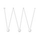 image 1 of Mine 3 Light Ceiling Pendant White, Wood, E27