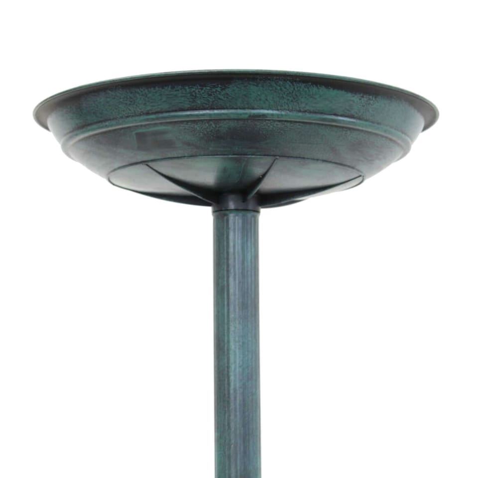 image 1 of Oypla Traditional Ornamental Garden Pedestal Bird Bath Outdoor Water