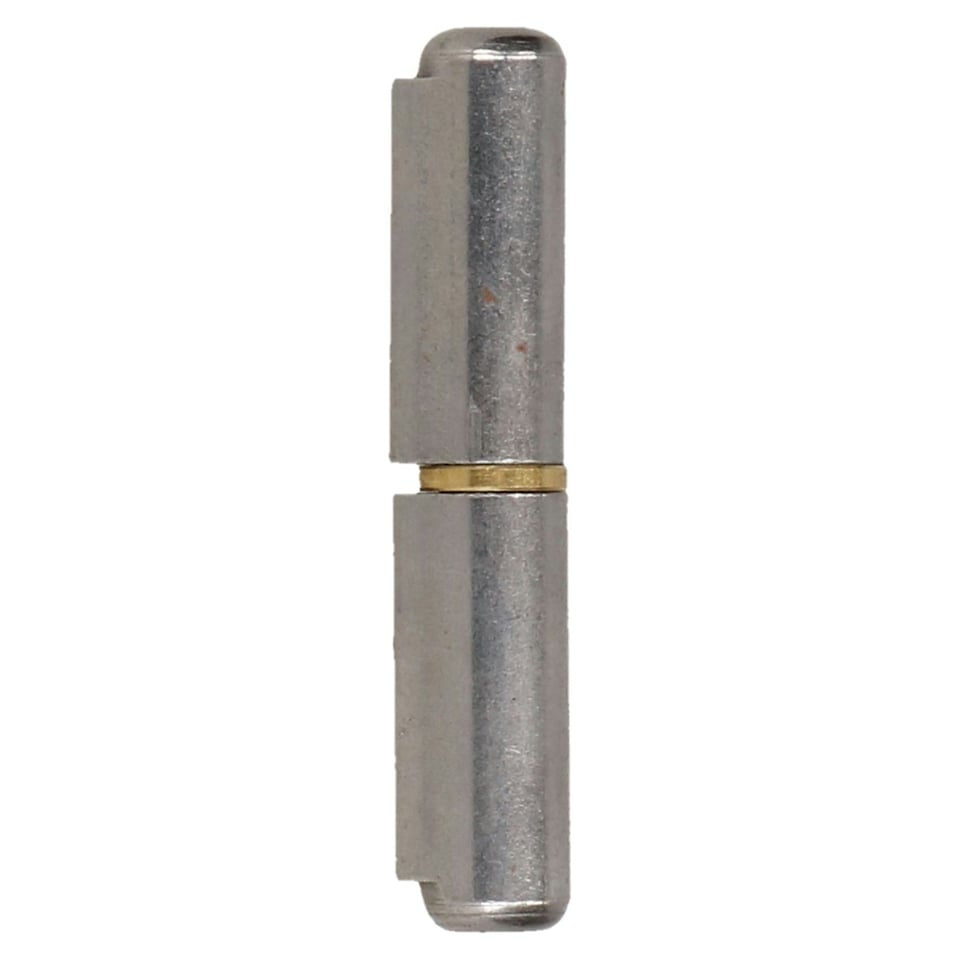 image 1 of Lift Off Bullet Hinge Weld On Brass Bush 10x60mm Heavy Duty Door Hatch 4PK Silver
