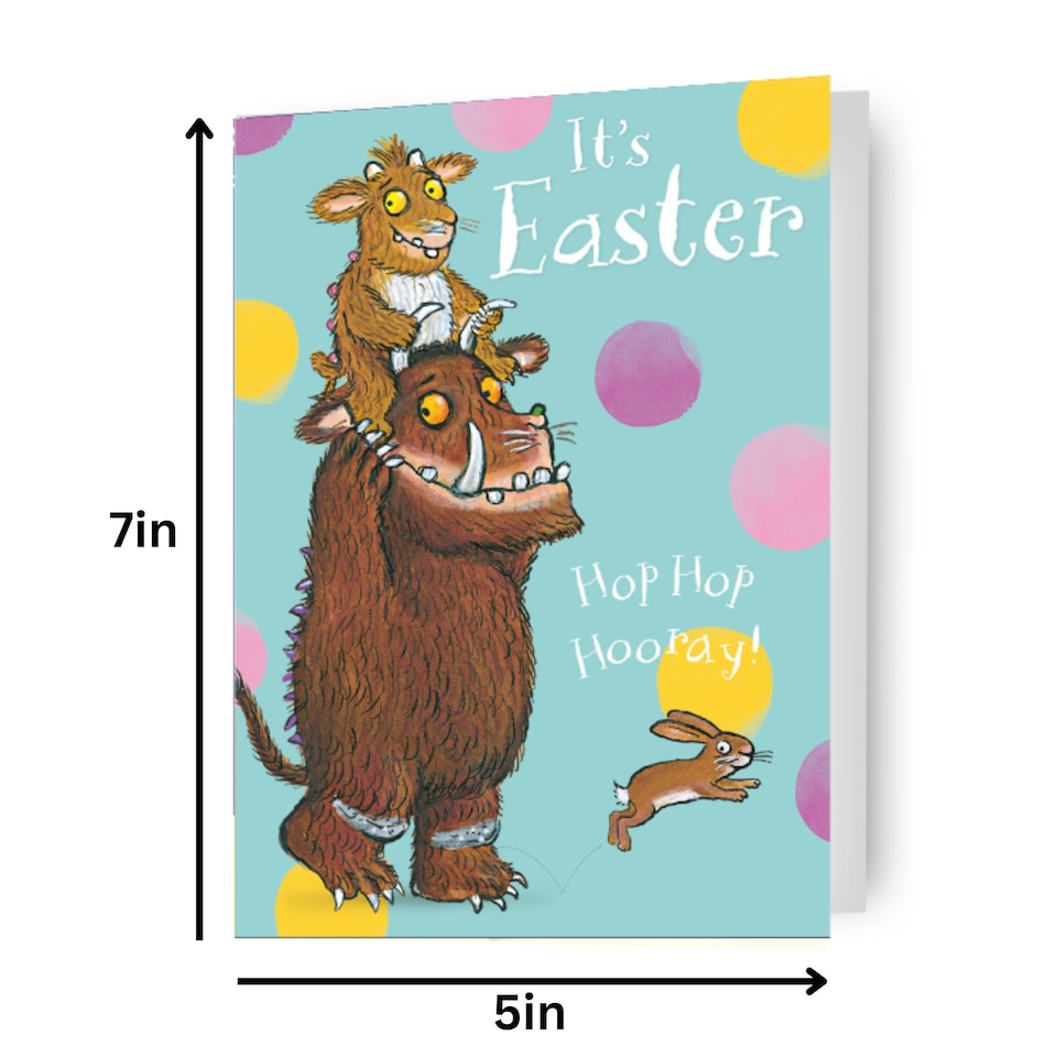 image 1 of The Gruffalo 'It's Easter' Card
