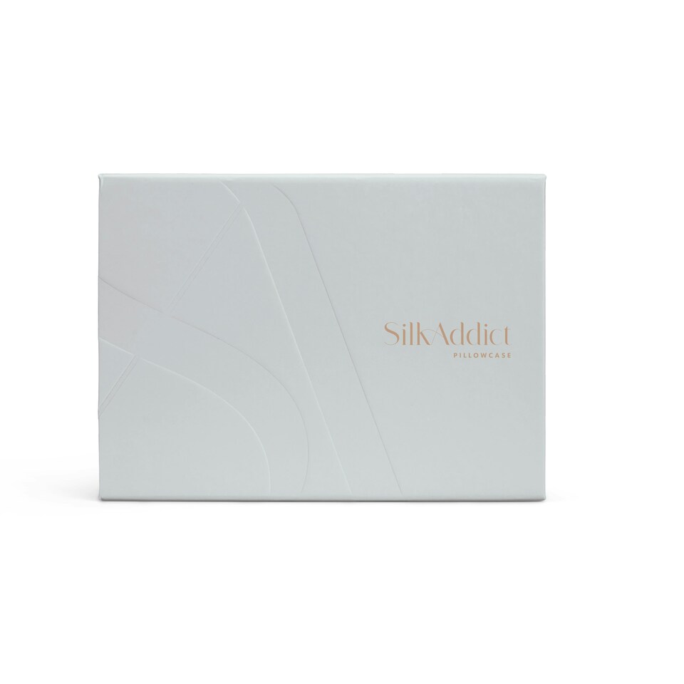 image 1 of Silk Addict 100% Mulberry Silk Pillowcase – Silver | Silver | Standard | 1