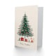 image 2 of Christmas Card Christmas Tree Kittens and Presents Watercolour