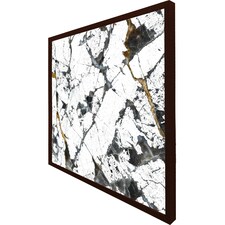 Black & gold marble (Picture Frame) Brown | M