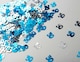 image 2 of 30th Birthday Confetti Blue & Silver 1 pack x 14 grams birthday decoration Foil Metallic 1 pack