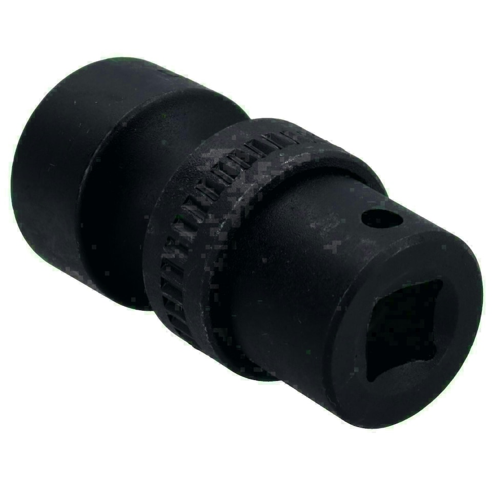 image 1 of 19mm 3/8in Drive Universal Swivel Wobble Metric Impact Shallow Socket