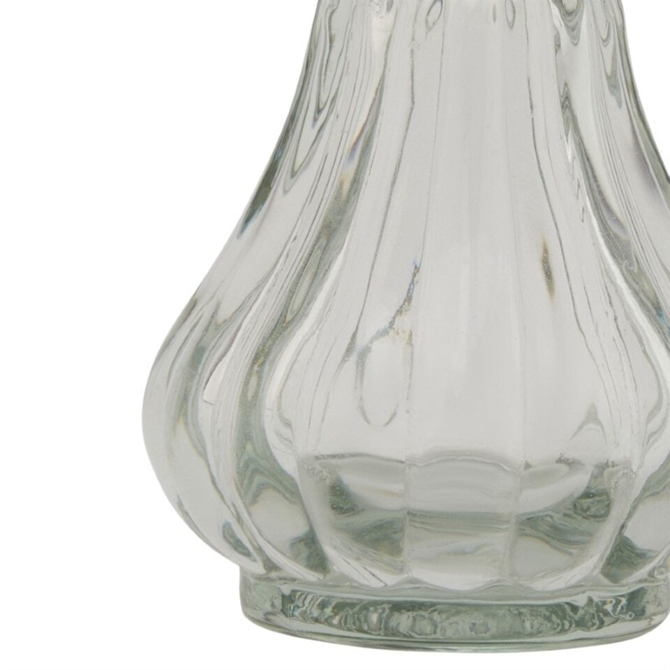 image 1 of Batura Bud Vase Small - Glass - L5 x W5 x H8 cm - Clear Clear