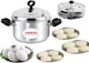 image 1 of Vinod Classic Stainless Steel Idli Maker Steamer | 6 Deeper Plates for 24 Fluffy Idlis