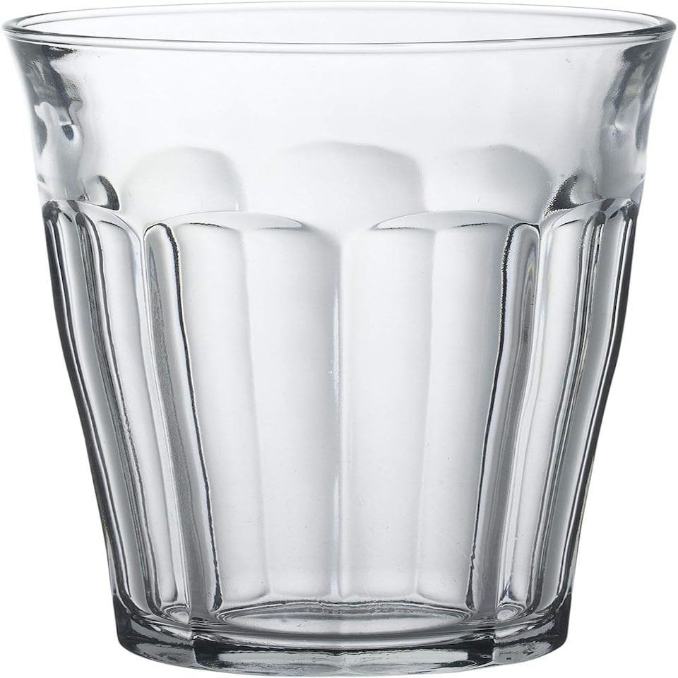 image 1 of Duralex Picardie Water Glass without Filling Mark, 360ml, Pack of 6 | Multi