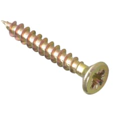 Forgefix Multi-purpose Screws, Pozi, Csk, Zyp - Multi Colour - 4.0 x 30mm