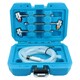 image 2 of 3pc 12 Point Brake Clutch Bleeder Bleeding Bleed Wrench Set 8mm 10mm 11mm