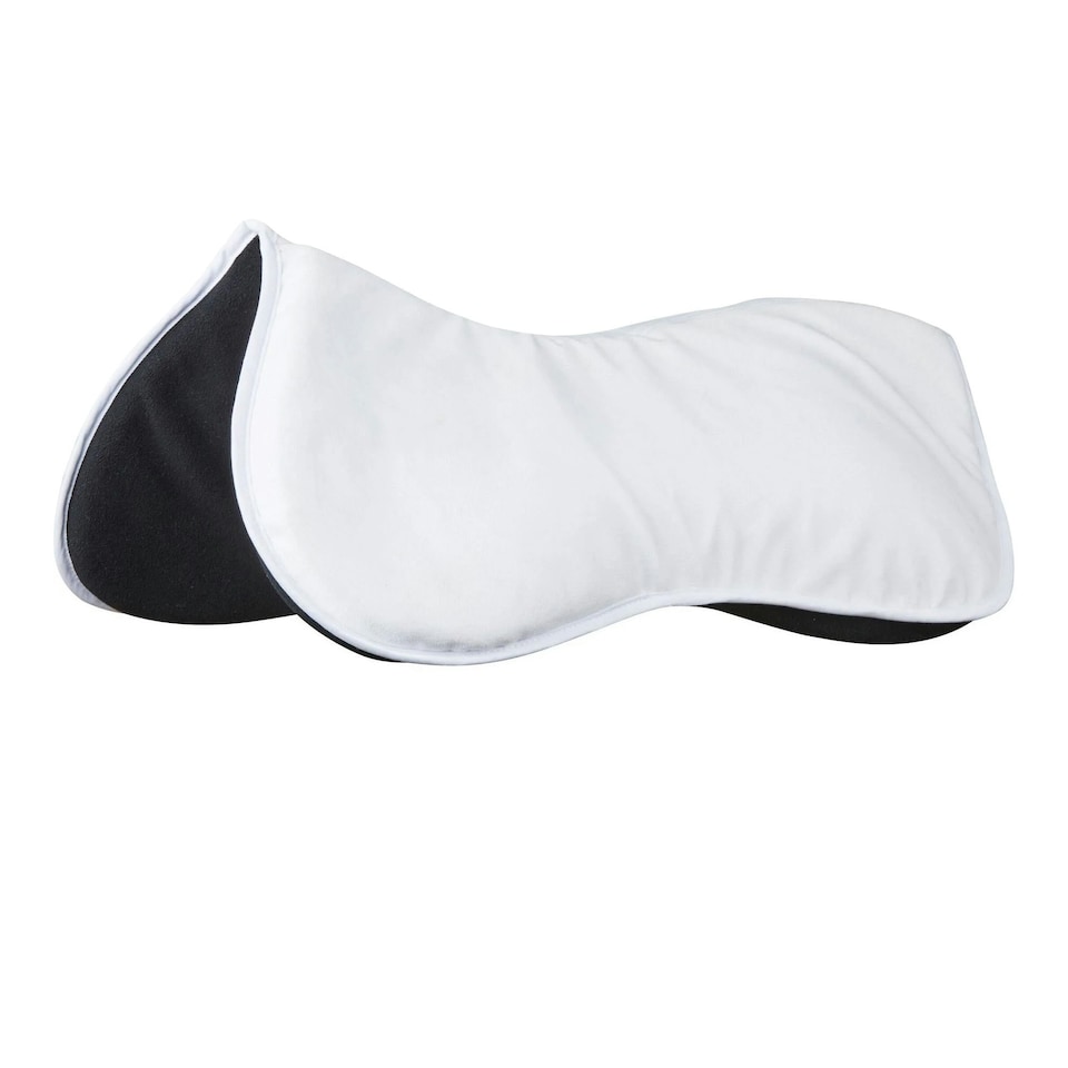 image 1 of Weatherbeeta Memory Foam Comfort Half Pad - White - L