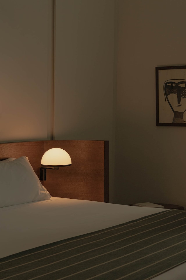 image 1 of Dome Wall Lamp Satin Black, Gloss White Shade E27