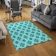 image 2 of Green cool boho chic summer (Rug) Green | Medium: 80x150cm