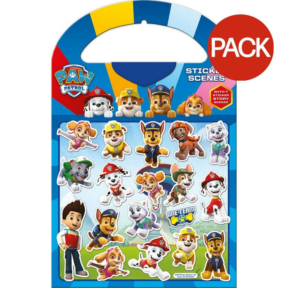 Paw Patrol Stickers (Pack of 50) - Multicoloured - One Size